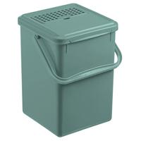 Rotho bio afvalemmer + actief koolfilter 9l mistletoe groen - thumbnail