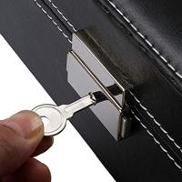 Aretica Horlogebox Luxe met 6 horloge compartimenten zwart - thumbnail