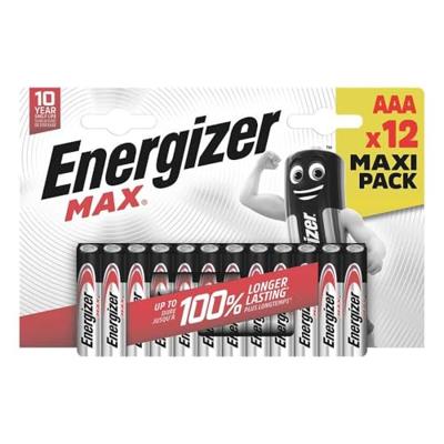 Energizer batterijen Max AAA, blister van 12 stuks