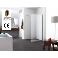 Graffic inloopdouche 800 x 2000 x 10 mm nano safety glass folie helder glas/chroom - thumbnail