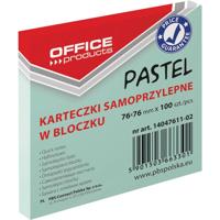 OFFICE products memoblok Pastel, 76 x 76 mm, 100 vel, pastelgroen - thumbnail