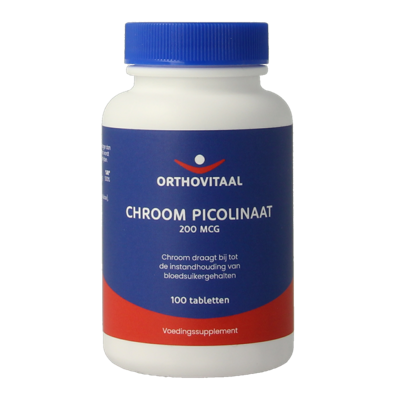 Chroom picolinaat 200mcg 100 Tabletten