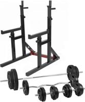 Multi Squat Rack Met 100 kg Halterset Gripper Kunststof - thumbnail