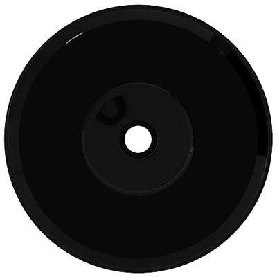 VidaXL Wasbak, keramiek, rond, zwart VidaXL Wasbak, keramiek, rond, zwart