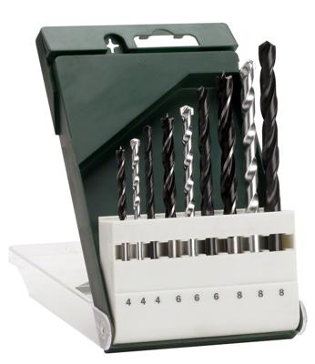 Bosch Accessoires 9-delige boorset: metaal HSS-R/steen/hout - 2609255483