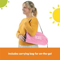 BRIGHT STARS Booster Seat, Groen, Opvouwbaar, Draagbaar, Reis, Lichtgewicht en Gemakkelijk Schoon te Maken, Draagtas Inbegrepen - thumbnail