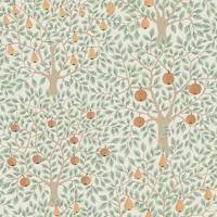 Dutch Wallcoverings Apelviken - Pomona White/Green - Wit/Groen - thumbnail