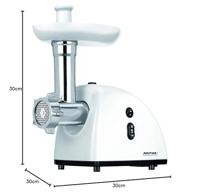MPM MMM-05 vleesmolen 650 W Roestvrijstaal, Wit - thumbnail