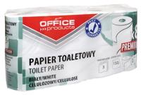 OFFICE products toiletpapier, 3-laags, 150 vel,wit, pak van 8 rollen - thumbnail