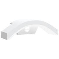 VidaXL Buitenwandlamp led met sensors gegoten aluminium wit - thumbnail