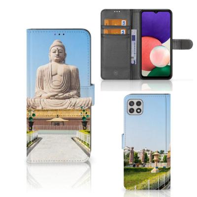 Samsung Galaxy A22 5G | Flip Cover | Boeddha