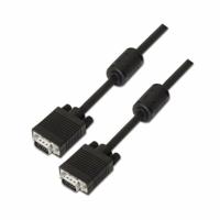 Aisens A113 – 0076 – SVGA-kabel met ferriet (HDB15/macho-hdb15britlich, 20 m, voor monitor, tv en projector) zwart - thumbnail