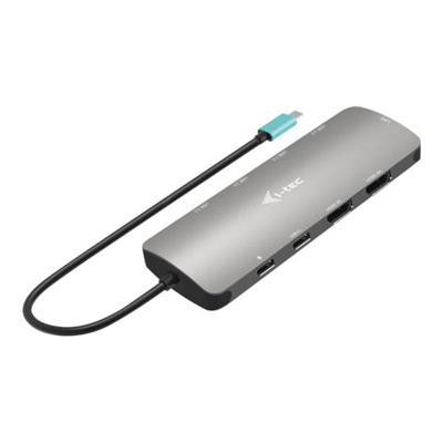 i-tec I-TEC USB-C Metal Nano Dock 2x HDMI + PD USB-C dockingstation