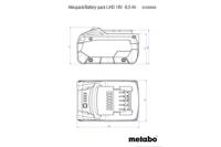 Metabo Accu-PACK LIHD | 18 V | 10 Ah - 625549000 - thumbnail