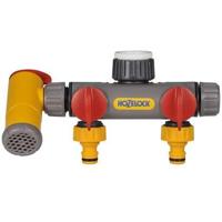 Hozelock flowmax 2-weg kraanaansluiting - thumbnail