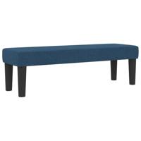 Boxspring bed met matras met hoofdeinde Blauw 120 x 190 cm Stof - thumbnail