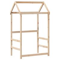Kinderbedhuisje 118x70x176,5 cm massief grenenhout - thumbnail