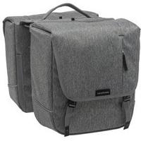 New looxs nova double - dubbele fietstas - grijs - thumbnail