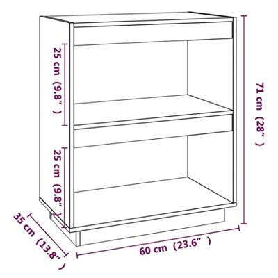Boekenkast 60x35x71 cm massief grenenhout Boekenkast 60x35x71 cm massief grenenhout