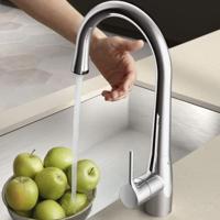 Elektronische Keukenkraan Tres Tempo Standard met Hendel Chroom Tres - thumbnail