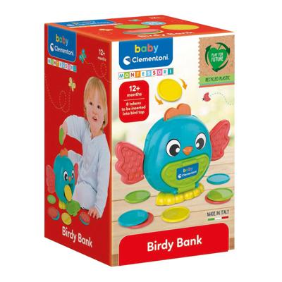Clementoni baby vogel bank met munten, 9dlg. Clementoni baby vogel bank met munten, 9dlg.