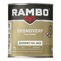 Grondverf binnen wit 0,75l Rambo - Rambo - thumbnail