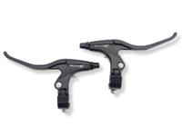 VWP Saccon remhendel set, aluminium. geschikt voor rollerbrake. zwart/zwart - thumbnail