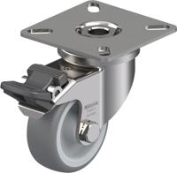 Blickle LPXA-TPA 50G-FI Zwenkwiel met rem Wieldiameter: 50 mm Draagvermogen (max.): 50 kg 1 stuk(s) - thumbnail