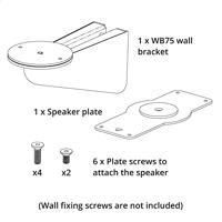 Q Acoustics WB75 muurbeugels - Wit - thumbnail