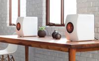 KEF LS50 Wireless Gloss White Hi-Fi speakerset - thumbnail