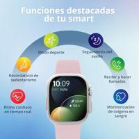 Radiant Hollywood Sport RAS10911 Smartwatch, Foema gorro graduación, Riem - thumbnail