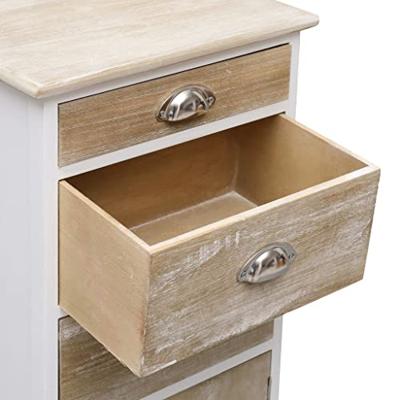 VidaXL Bijzetkast 38x28x86 cm paulowniahout VidaXL Bijzetkast 38x28x86 cm paulowniahout