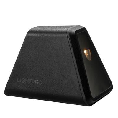 Tiga LED Wandlamp - 4.2 Watt - 85 Lumen - 3000K warm wit - 12V - 6-Staps Dimbaar - IP67 Waterdicht - Zwart Tiga LED Wandlamp - 4.2 Watt - 85 Lumen - 3000K warm wit - 12V - 6-Staps Dimbaar - IP67 Waterdicht - Zwart