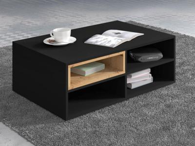 Salontafel ANITA 94 cm zwart/artisan eik