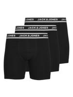 Jack - Jones Jacsolid Boxer Briefs 3 Pack Noos Boxershorts Black Black - Black - thumbnail
