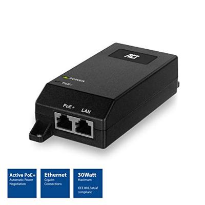 ACT Gigabit PoE+ injector 30W - thumbnail
