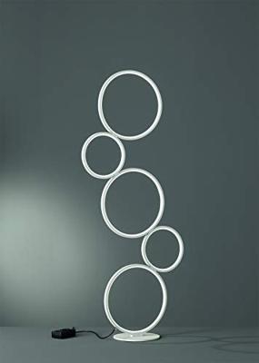Trio Design vloerlampRondo 5-rings wit - 422610531