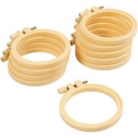 Creativ Company Borduurframe, rond, d 9,5 cm, 10 stuk/ 1 doos - thumbnail
