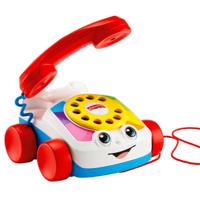 Fisher-Price peutertelefoon - met trektrouw - speelgoedtelefoon - thumbnail