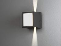 Konstsmide Cremona 7946-370 LED-buitenlamp (wand) Energielabel: G (A - G) 9 W Antraciet - thumbnail