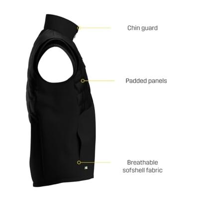 Safety Jogger ACDC Bodywarmer | Zwart/Rood | Maat S - WI1200S00