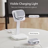 ESR Orbit HaloLock Apple Airpods Pro 1/2 Hoesje Magsafe Wit - thumbnail