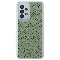 Samsung Galaxy A53 hybride hoesje - Green confetti - thumbnail