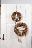 Deurbordje Creativ Company hoogte 6-10cm breedte 23-28cm hout | 10 stuks - thumbnail