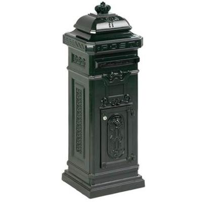 Basic nostalgische staande kolombrievenbus - groen