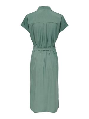 ONLY blousejurk met ceintuur groen ONLY blousejurk met ceintuur groen