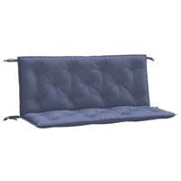 VidaXL Tuinbankkussens 2 st 120x50x7 cm oxford stof marineblauw - thumbnail