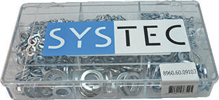 Systec Assortimentsdoos 9-Vaks Veerring Vz Din127B - 8960.60.09103
