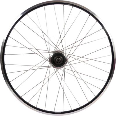 Achterwiel 28" / 622 x 19C met Shimano Nexus 7 naaf voor rollerbrake - zwarte geslepen velg met RVS spaken
