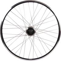 Achterwiel 28" / 622 x 19C met Shimano Nexus 7 naaf voor rollerbrake - zwarte geslepen velg met RVS spaken - thumbnail